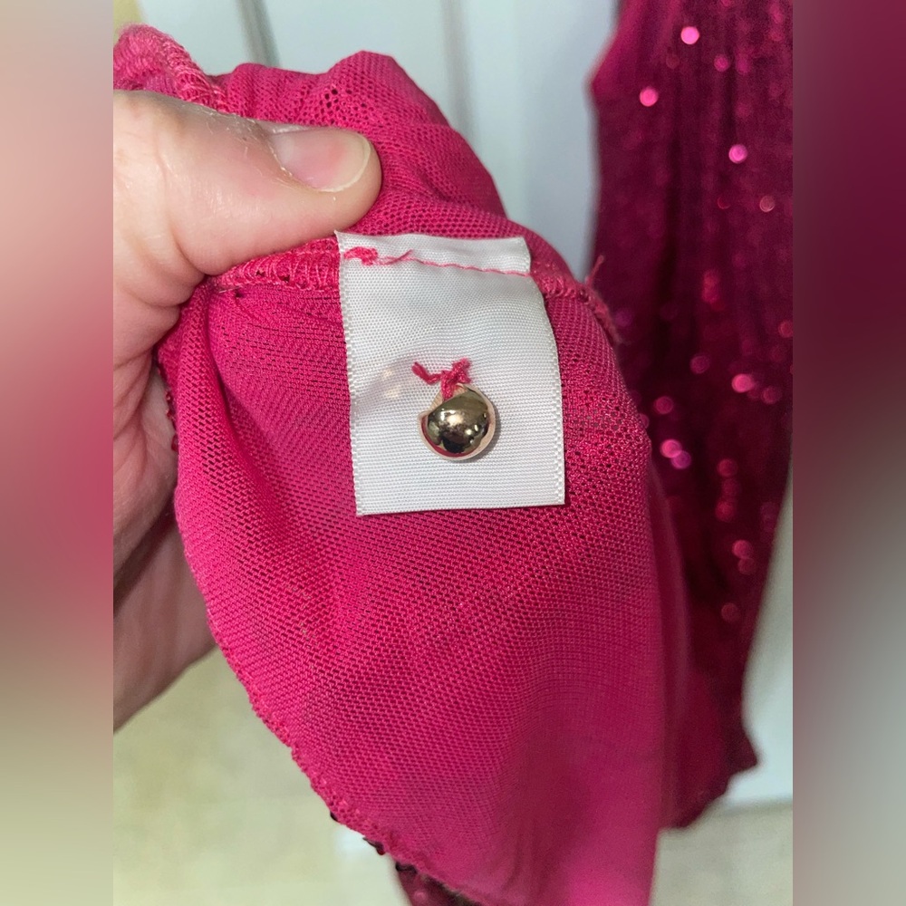Saylor Dress Size XS XSmall Sequin Pink Halter Party Cocktail New NWT Prom Read - Picture 12 of 13